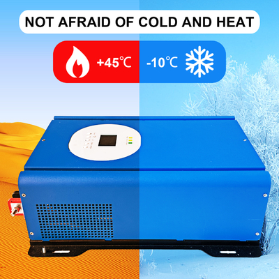 Bom preço. Inversor solar de ondas sinusoidais puras de 3 kW com ecrã LCD on-line