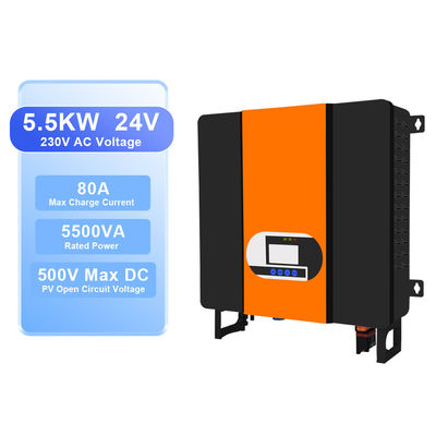 5500W 48V 5.5KW 230VAC inversor híbrido solar com função de monitoramento WIFI