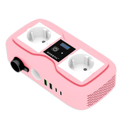 Inversor de potência de 200 Watt Adaptador de carro Inversor de potência elétrica para caminhão multifunção