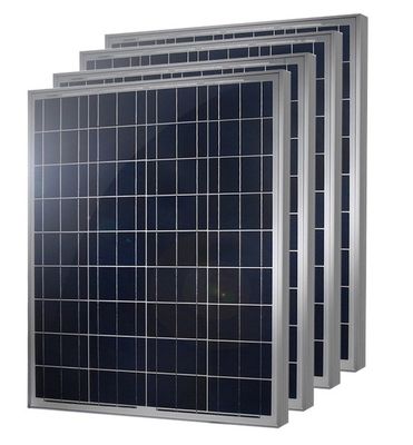 100w 200w painel solar de vidro de alumínio de células poli Off The Grid On Grid painel solar