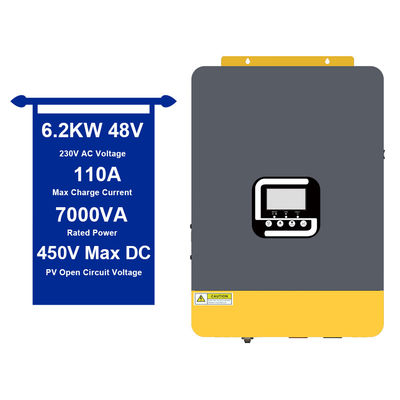 6200W 48VDC Inversor Solar para Casa Com Proteção de Supercarga de saída de onda senoide pura