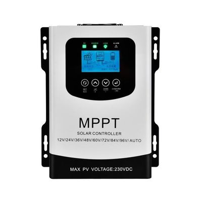 Trabalho automático 50A/60A MPPT Controlador de carga solar de 12V a 96V com ecrã LCD