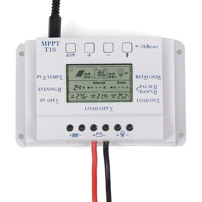10A - 60A Controlador de Carga Solar Inteligente Com 12A E Tecnologia MPPT