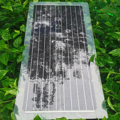 30W 40W 50W 60W 80W Painel solar PET Painel solar semitransparente 1000V