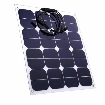 50W ETFE Painel Solar Flexível Para 12V Mono Sistema de Energia Solar Impermeável