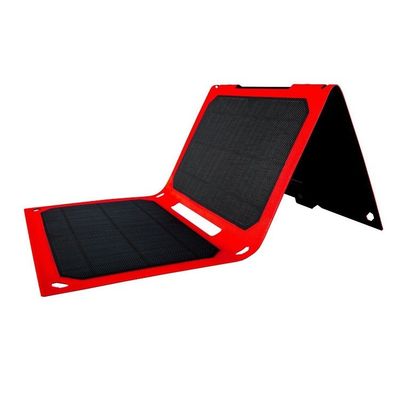 Mini painéis solares portáteis de 18W carregador USB duplo à prova d'água para atividades ao ar livre