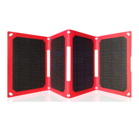 Painel solar portátil IPX5 à prova d'água 28w Super Slim ETFE USB carregador solar