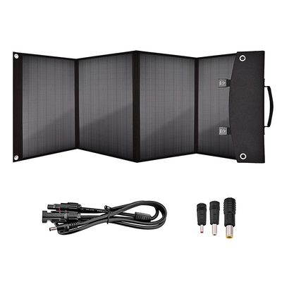 Carregamento de telemóvel painéis solares dobráveis de 120w com tecido de água de células solares TPT PET EVA