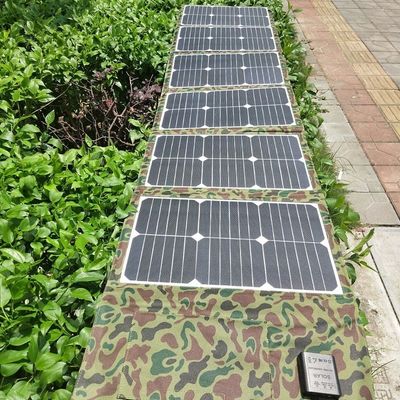 Painel solar dobrável portátil 120w 100w Painel solar dobrável para caminhadas ao ar livre