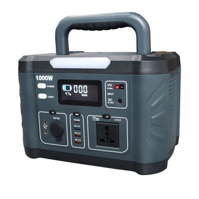 Estação de energia portátil de onda senoidal pura 799.2wh / 1000 Watt Gerador solar OEM