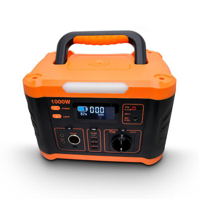 MPPT 1000 Watt Powerstation 888wh Portátil Estação de Alimentação de Apoio Com Luz LED
