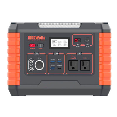 AC220v/240v/110v 1000W Central de Energia Portátil Gerador de Energia Solar de Emergência Inteligente