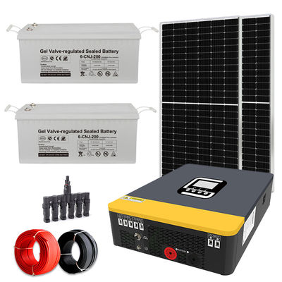 Sistema Solar Completo de Voltagem Ajustável de 100-240V 3KW Off Grid com Controlador MPPT