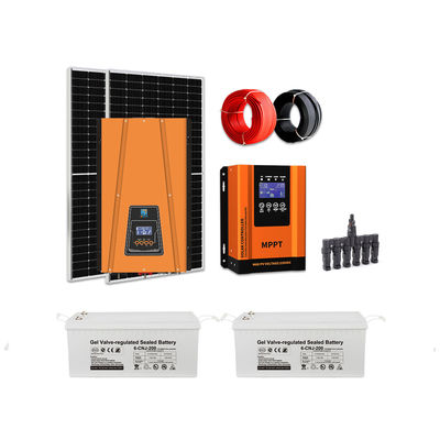 Kit completo de sistema solar off-grid de 10 kW com armazenamento de bateria CE Rhos Fcc Certificado