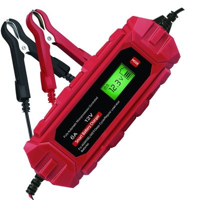 Carregador de bateria de carro à prova d'água 2A 6A 6V/12V