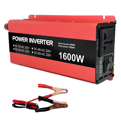 Baixa frequência 12V 24V 48V 60V a 110V 220V 230V Inversor de potência 800W 1000W 1300W Potência nominal