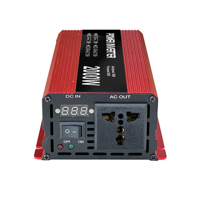 1000W 2000W Pico 12V 24V 48V 60V Inversor de potência de onda sinusal pura com proteção contra sobrecarga