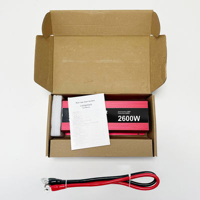 28.9CM*11.1CM*5.88CM 2600W Pico 12V 24V 48V 60V DC para AC Inverter de energia fora da rede para desempenho duradouro da rede SDK