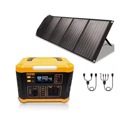 Banco de bateria portátil de 300W Central de energia solar Mini-estações de energia