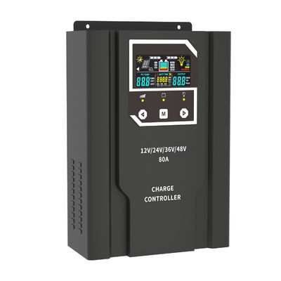 12V 24V 36V 48V Regulador de bateria automática Mppt Controlador de carga solar 100A
