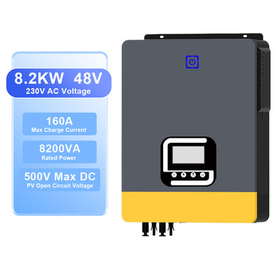 Bom preço. Inversor Solar Híbrido 8.2kW 48V MPPT Onda Senoidal Pura Off Grid on-line