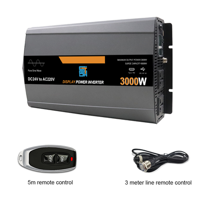 Bom preço. Inversor de energia de onda senoidal pura de 3KW 12V/24V/48V para 110V/220V 3000W on-line