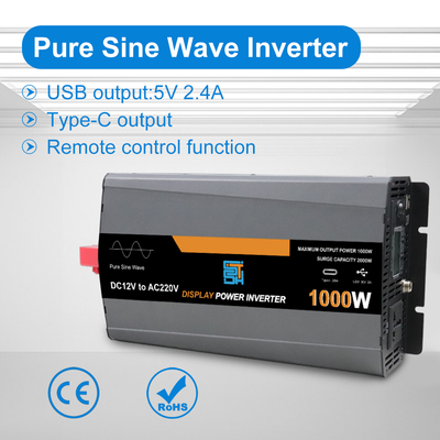 Bom preço. Inversor Solar de Onda Senoidal Pura 3000W 12V/24V/48V DC para 110V/220V AC on-line