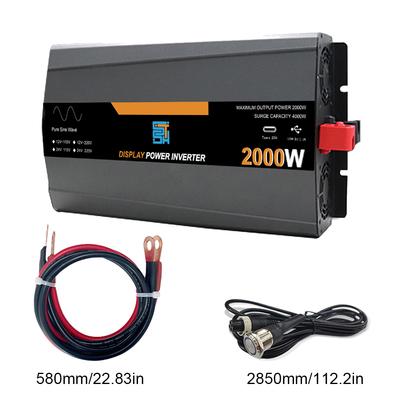 Bom preço. Inversor Solar Off-Grid de Onda Senoidal Pura 3KW 24V 220V com Plugue EU on-line