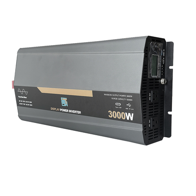 Inversor de energia de onda senoidal pura de 3000W 12V/24V 110V/220V