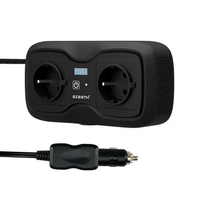 Bom preço. Inversor de energia para carros de 200W. 12V DC a 220V AC com dupla tomada de cigarro. on-line
